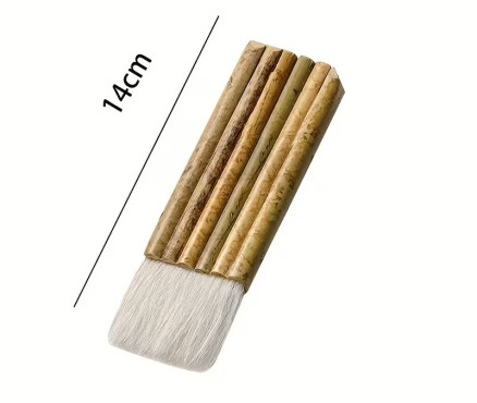 Κινέζικο, πλακέ πινέλο Bamboo - 14X4cm